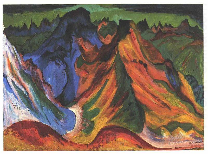 The mountain, Ernst Ludwig Kirchner